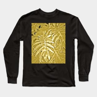 Stocksom Latte Leaves Long Sleeve T-Shirt